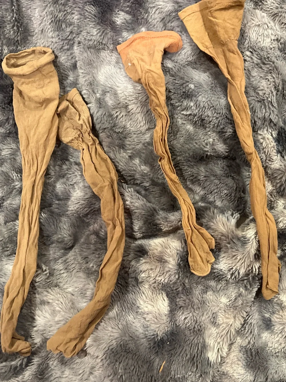 Women’s Sheer Crew Dress Socks in Tan - Lightweight Comfort